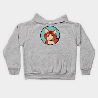 Confused Cat - Funny Animal Design Kids Hoodie